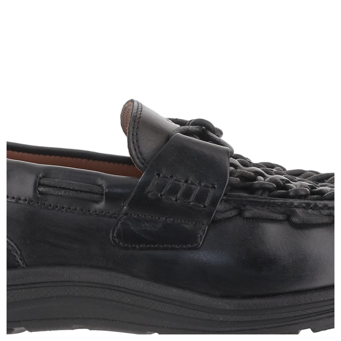 Keen Smooth Leather Woven Flats