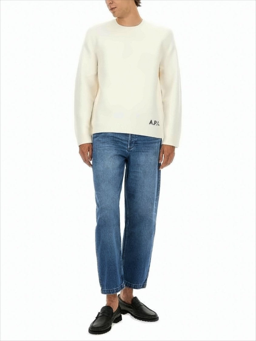 A.P.C. Relaxed Fit Straight-Leg Denim Pants