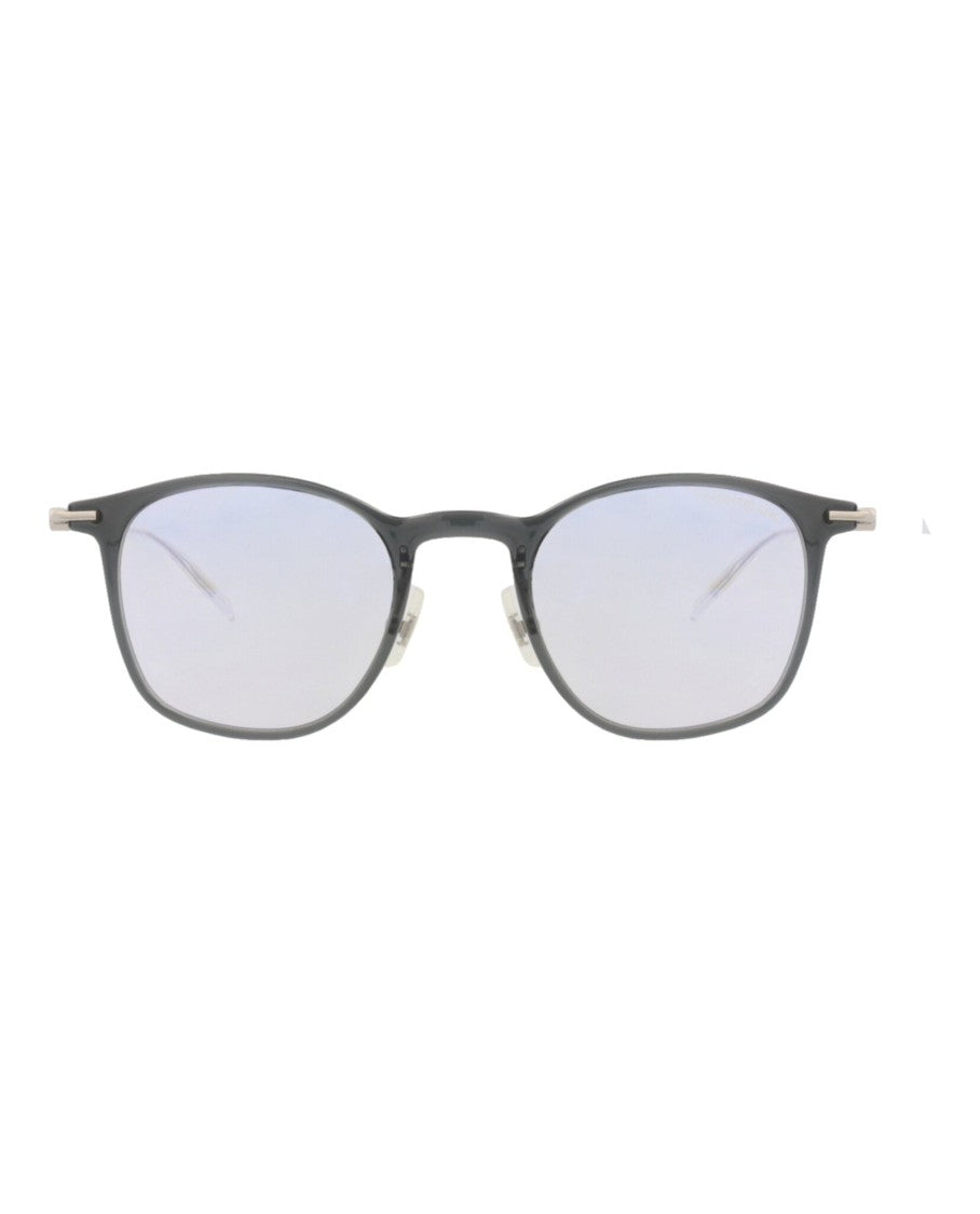 Montblanc Photochromic Round-Frame Injection Sunglasses