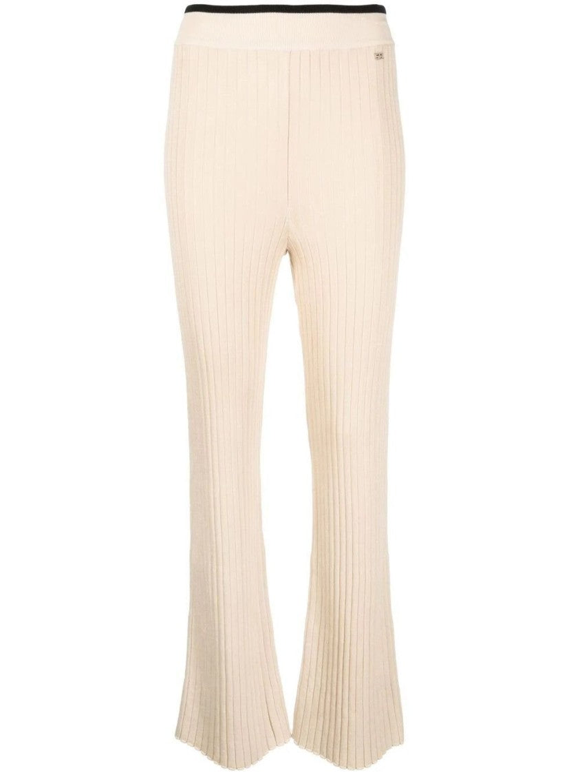 Sonia Rykiel Tailored Brown Trousers With Straight Leg Design