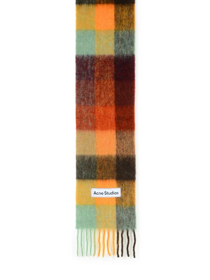 Acne Studios Checkered Design Scarf