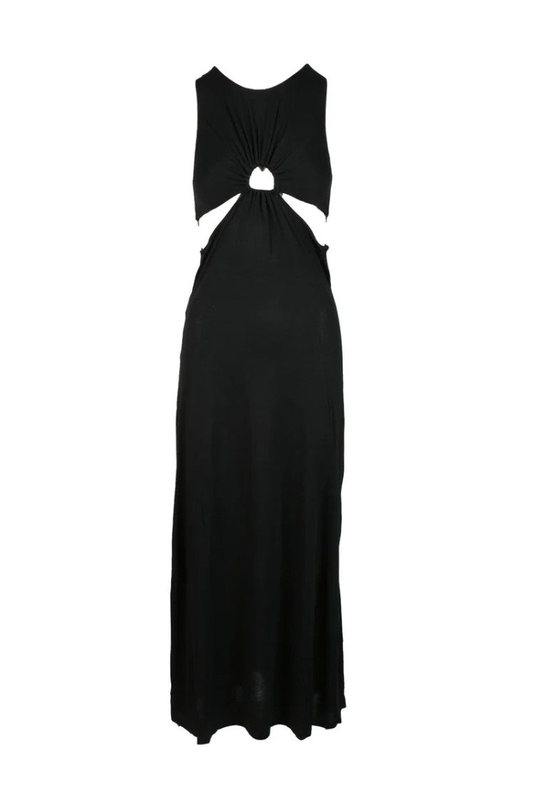 Pinko Long Jersey Dress - Black
