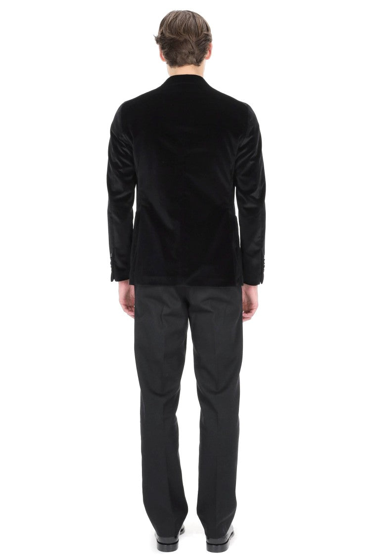 Tagliatore Pino Lerario Line Smooth Velvet Jacket