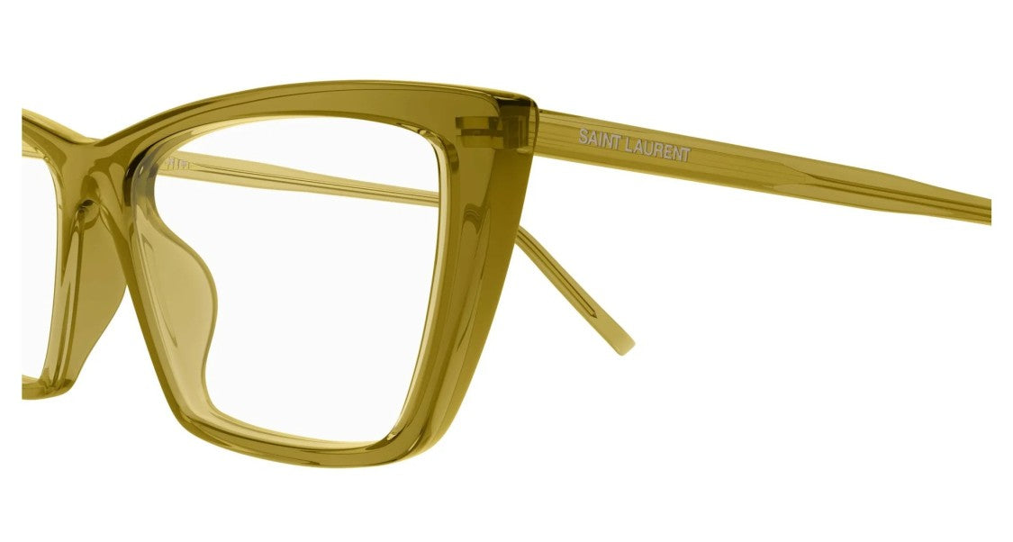 Saint Laurent Eyeglasses Saint Laurent Sl 737 Mica Thin Opt 006 Green Green Transpare 54/16/145
