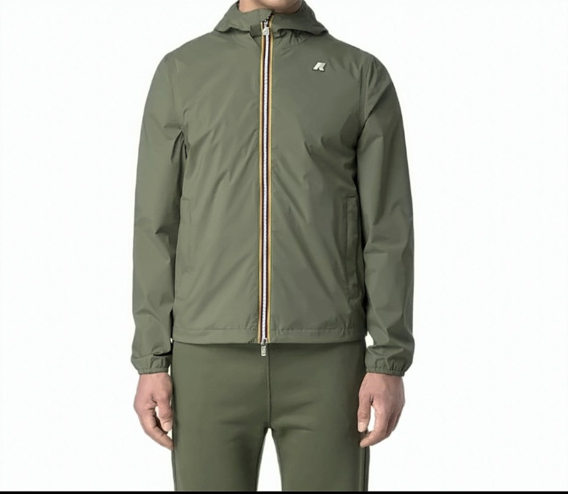 K-Way Jack Stretch Nylon Hooded Jacket