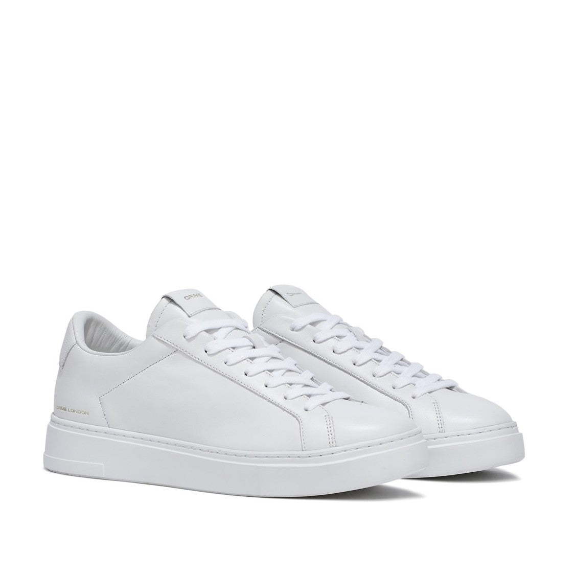 Crime London Extralight Sneakers In Soft White Leather