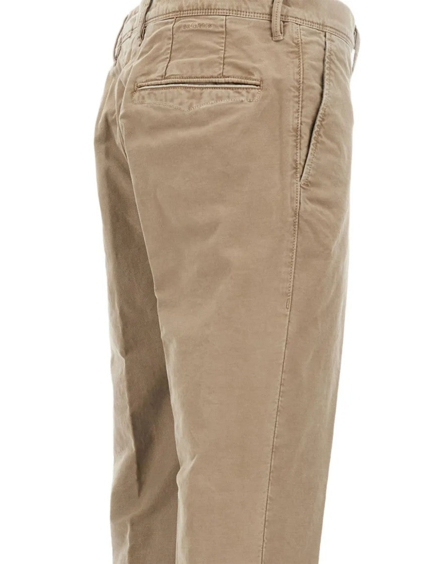 Incotex Brown Straight-Leg Tailored Fit Trousers