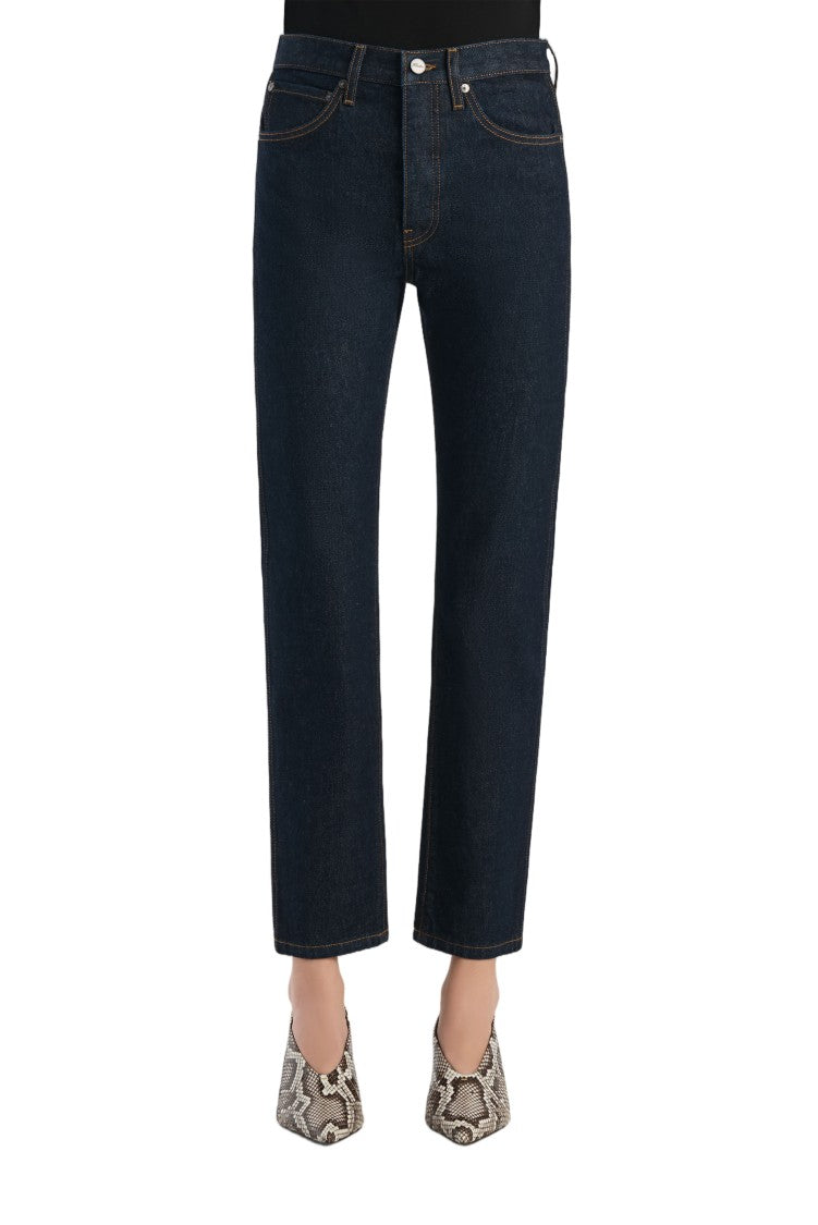 Khaite Finley Mid-Rise Slim Jeans