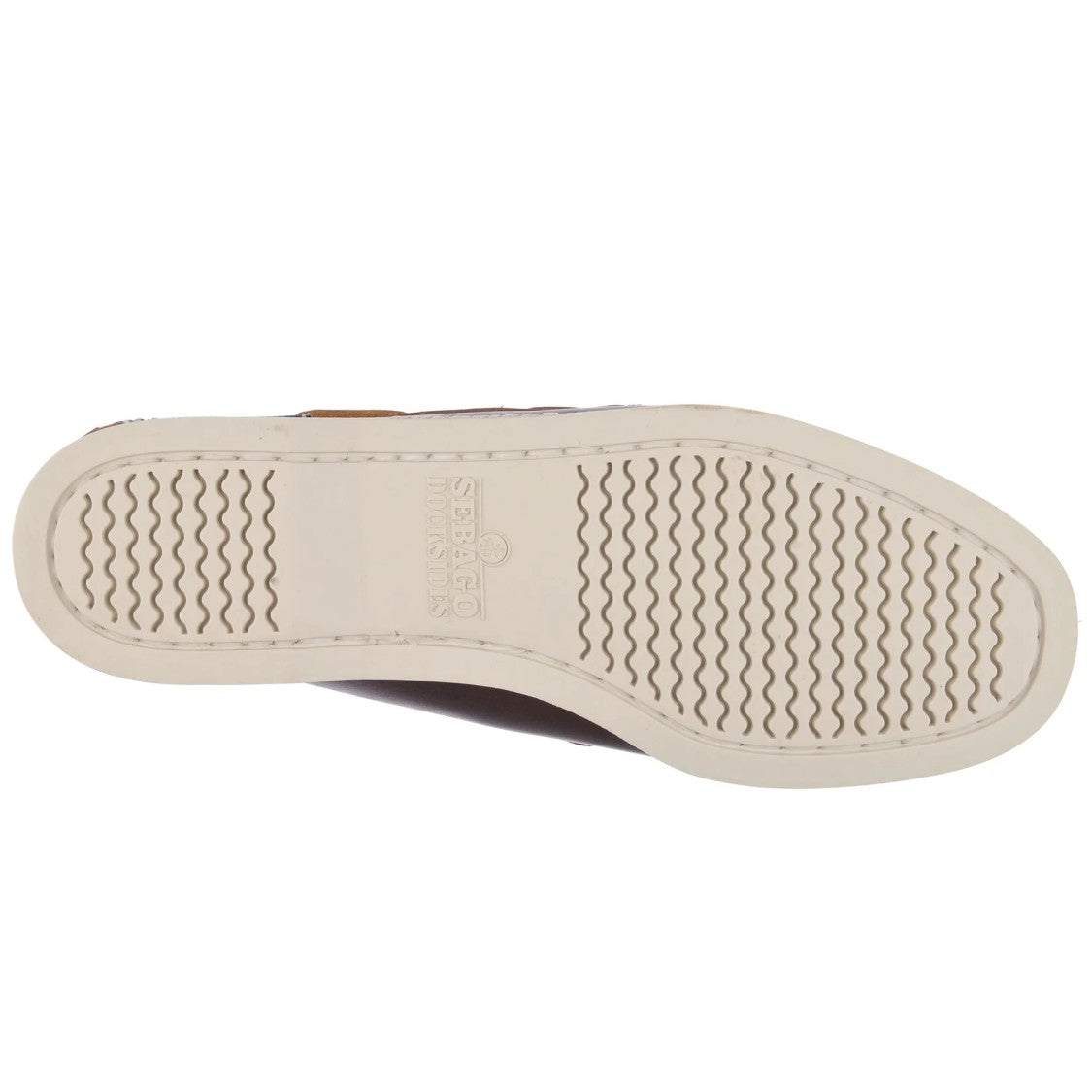 Sebago Brown Waxed Leather Moccasin