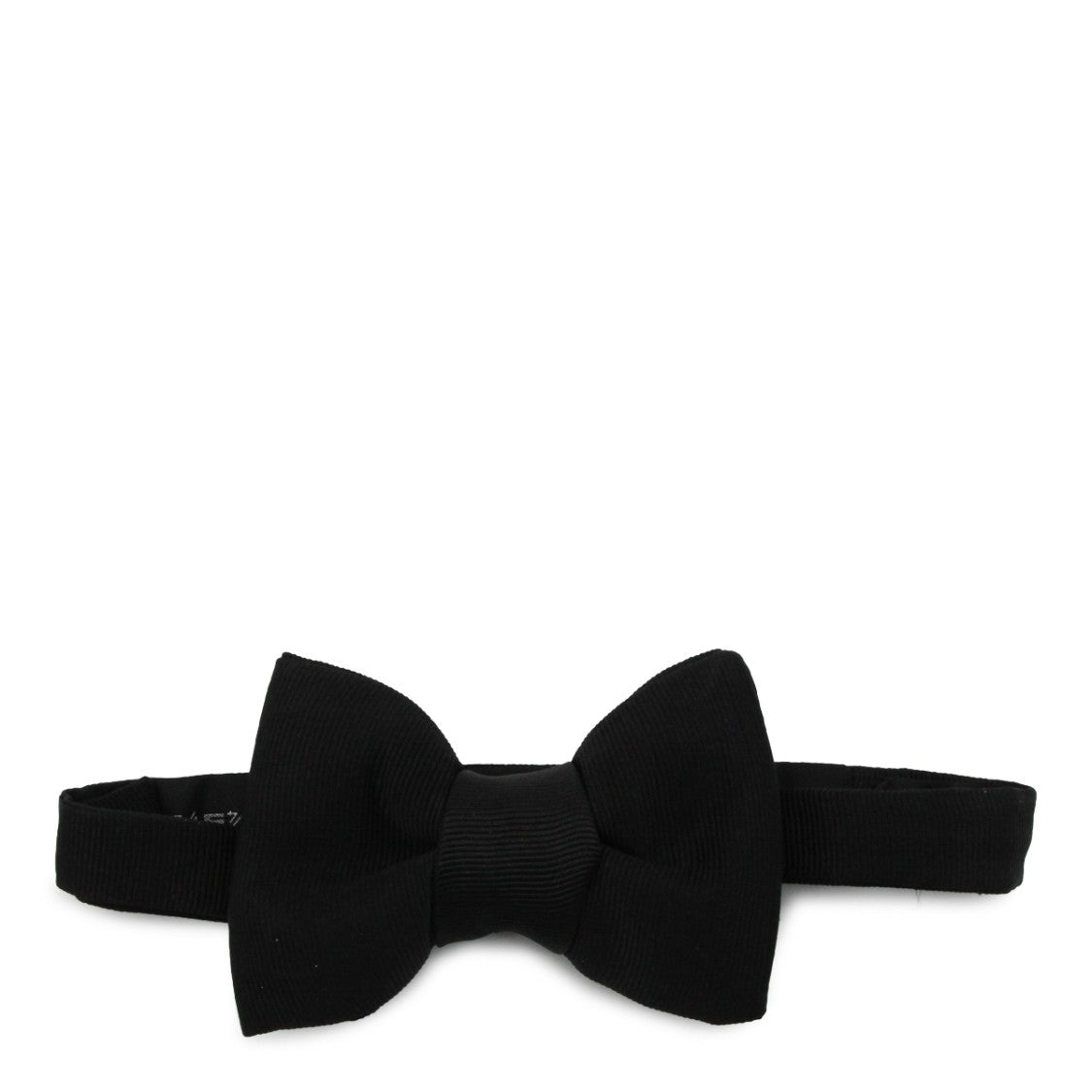 Tom Ford Structured Black Silk Bow Tie With Adjustable Strap
