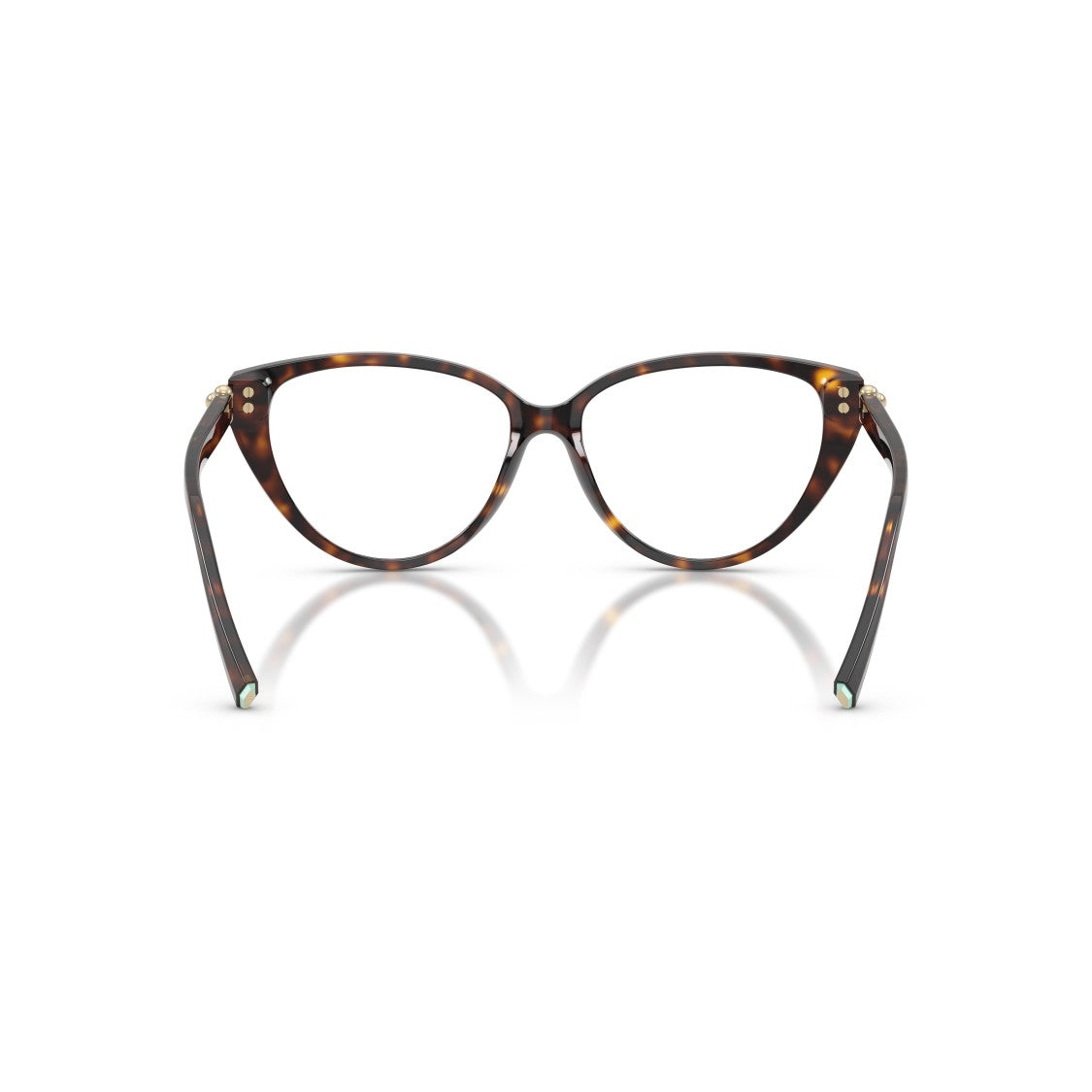Tiffany & Co. Cat-Eye Sunglasses With Tortoiseshell Frame And Gold Accents