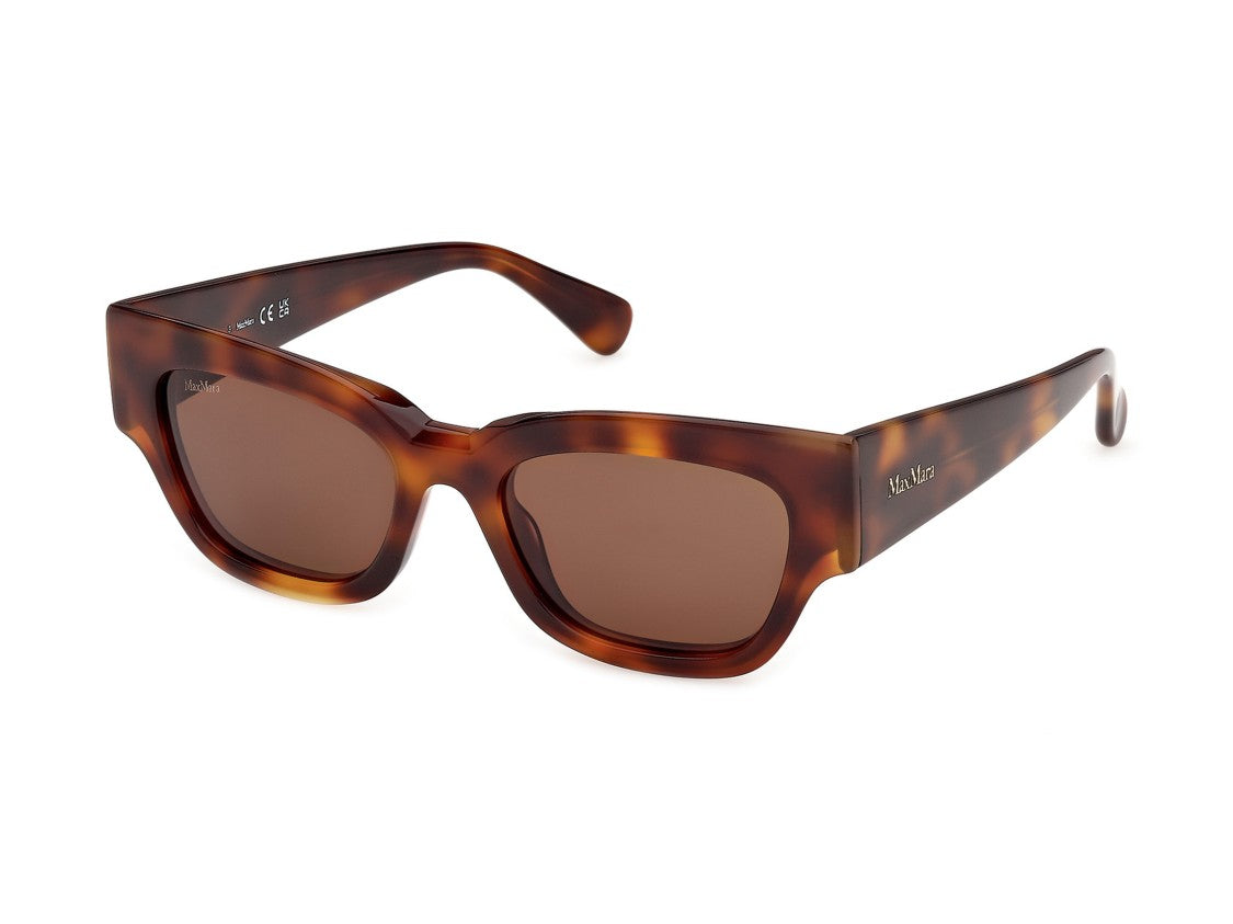 Max Mara Mm0211 Oversized Tortoiseshell Square Sunglasses
