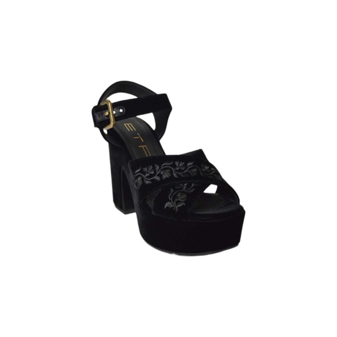 Etro Black Platform Sandals With Heel