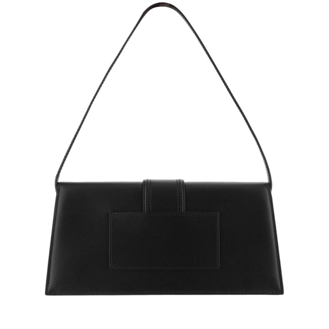 Jacquemus Rectangular Leather Bag With Flap Closure And Gold-Tone Logo