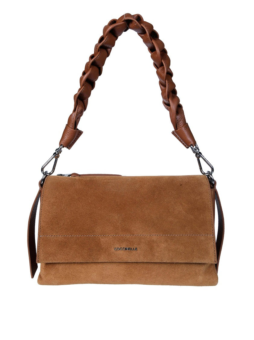 Coccinelle Boheme Suede Rectangular Shoulder Bag