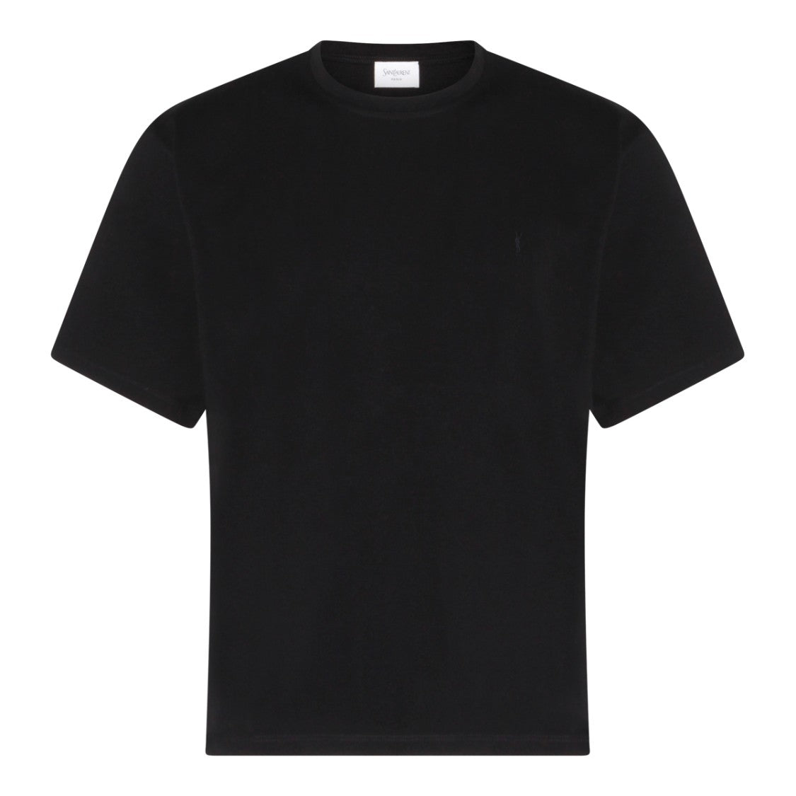 Saint Laurent Black Cotton T-Shirt