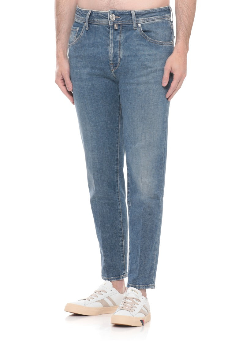 Jacob Cohen Blue Scott Cotton Jeans