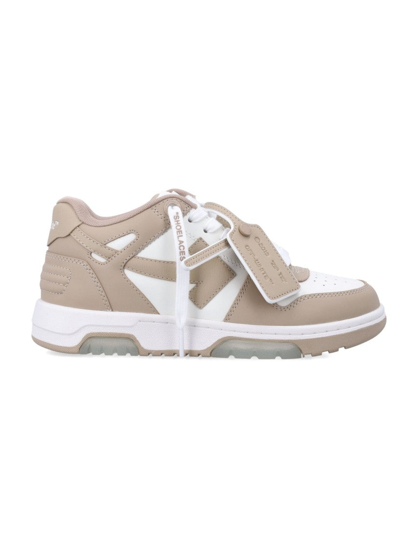 Off-White Contemporary Lace-Up Sneakers With Signature Arrow Detail