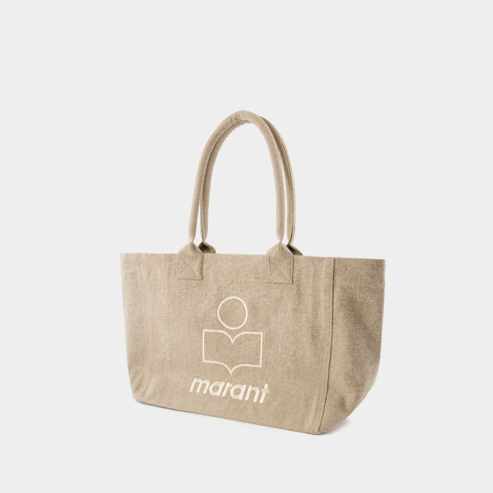 Isabel Marant Yenky Shoulder Bag - Cotton - Beige