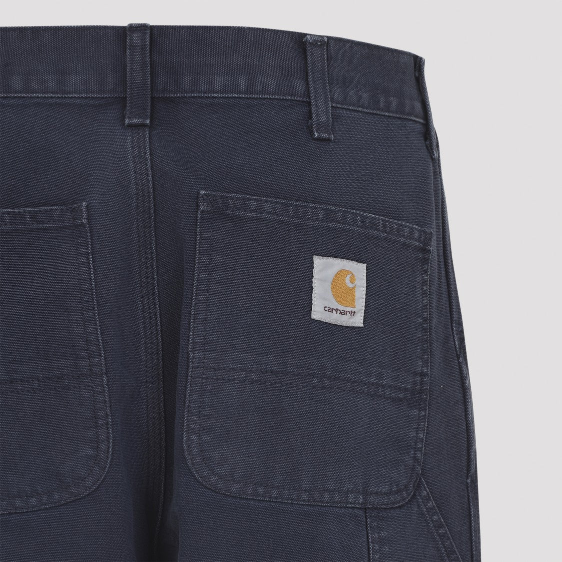 Carhartt Wip Single Knee Dark Blue Cotton Pants