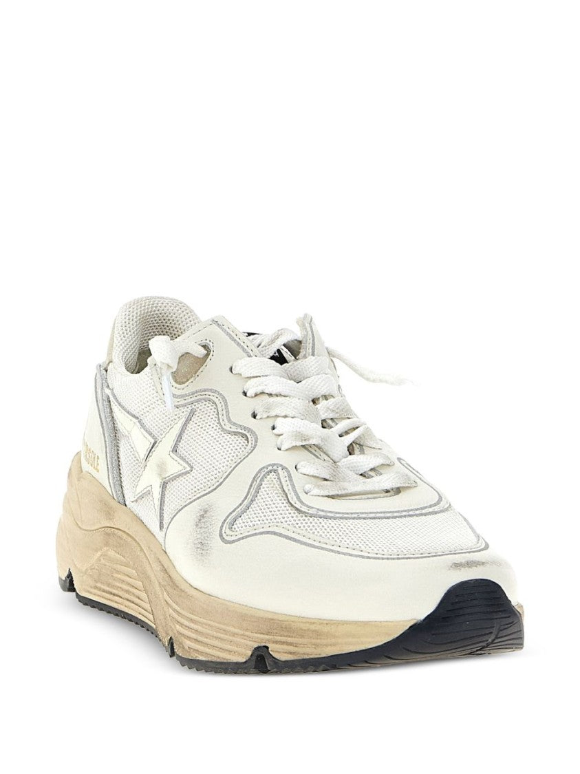 Golden Goose White Sneakers With Signature Star Patch