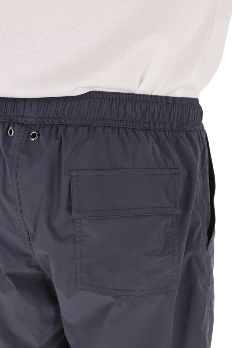 Herno Quick-Drying Navy Swim Shorts With Adjustable Waistband
