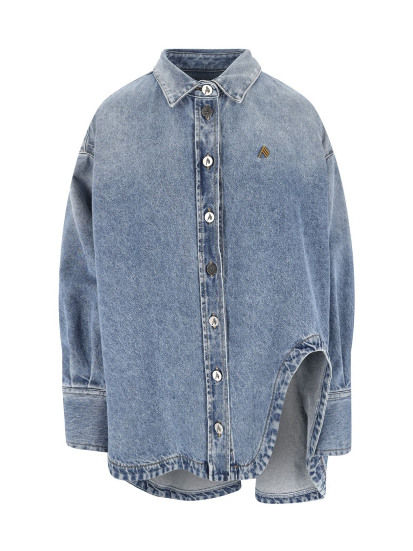 The Attico Denim Shirt – Light Blue