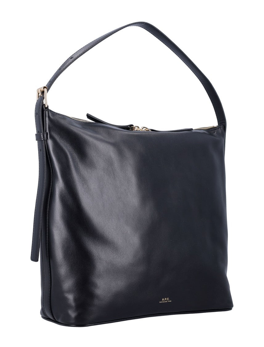 A.P.C. Sac Vera Smooth Leather Handbag