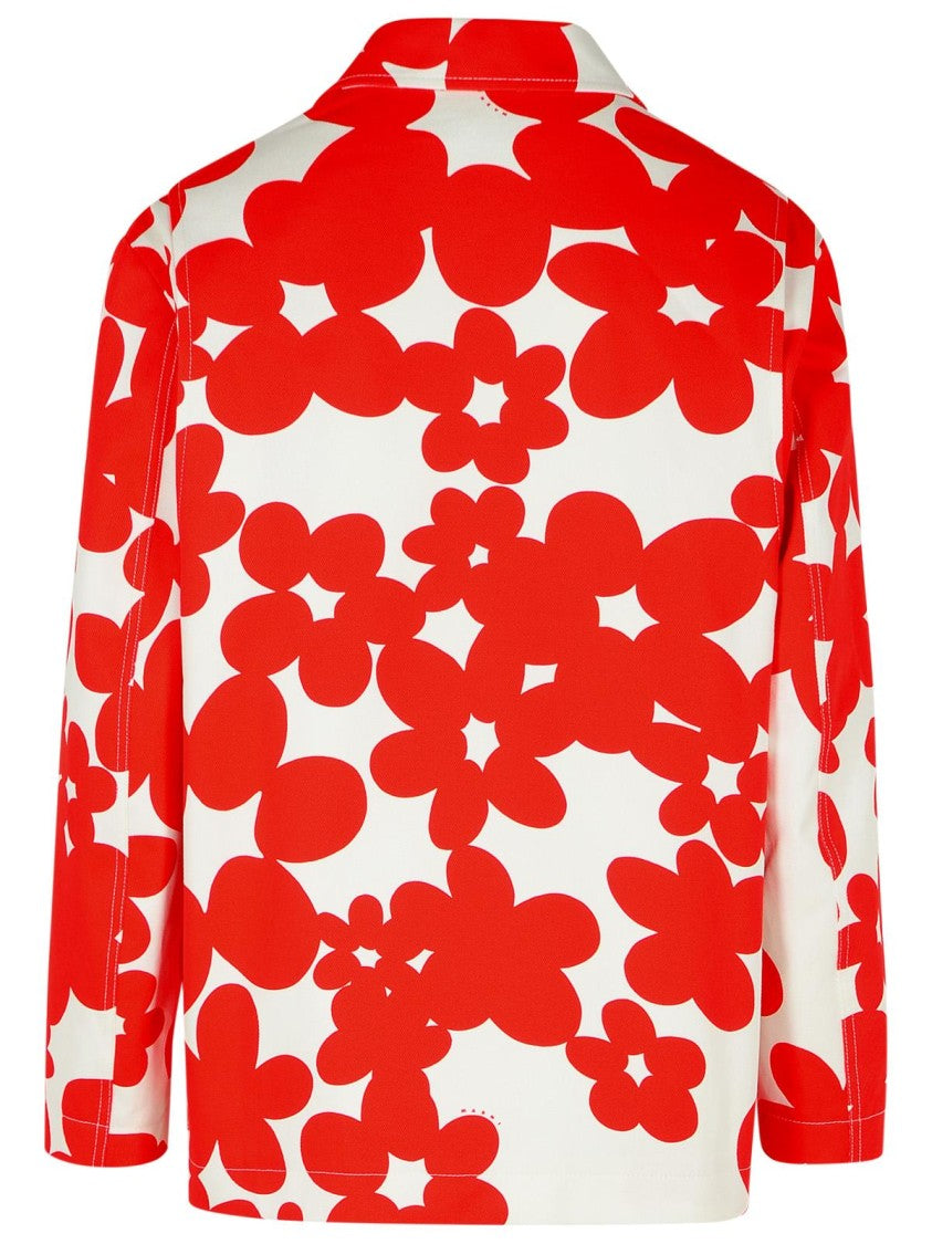 Marni Red Cotton Jacket