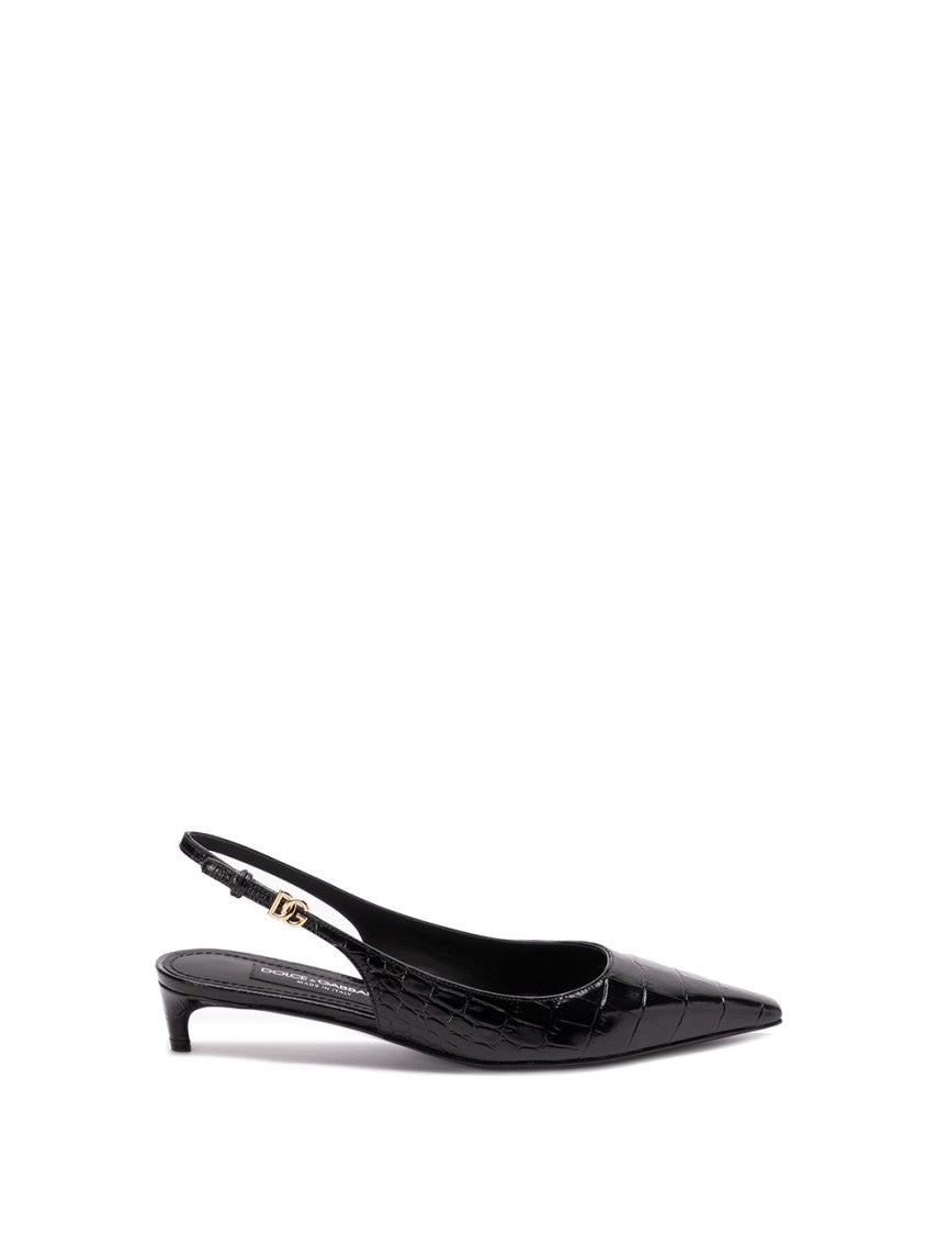 Dolce & Gabbana Slingback Pumps With Pointed Toe