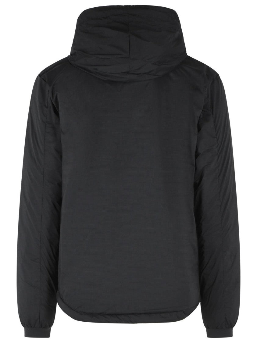 Canada Goose Hooded Down Jacket With Adjustable Features And Iconic Patch