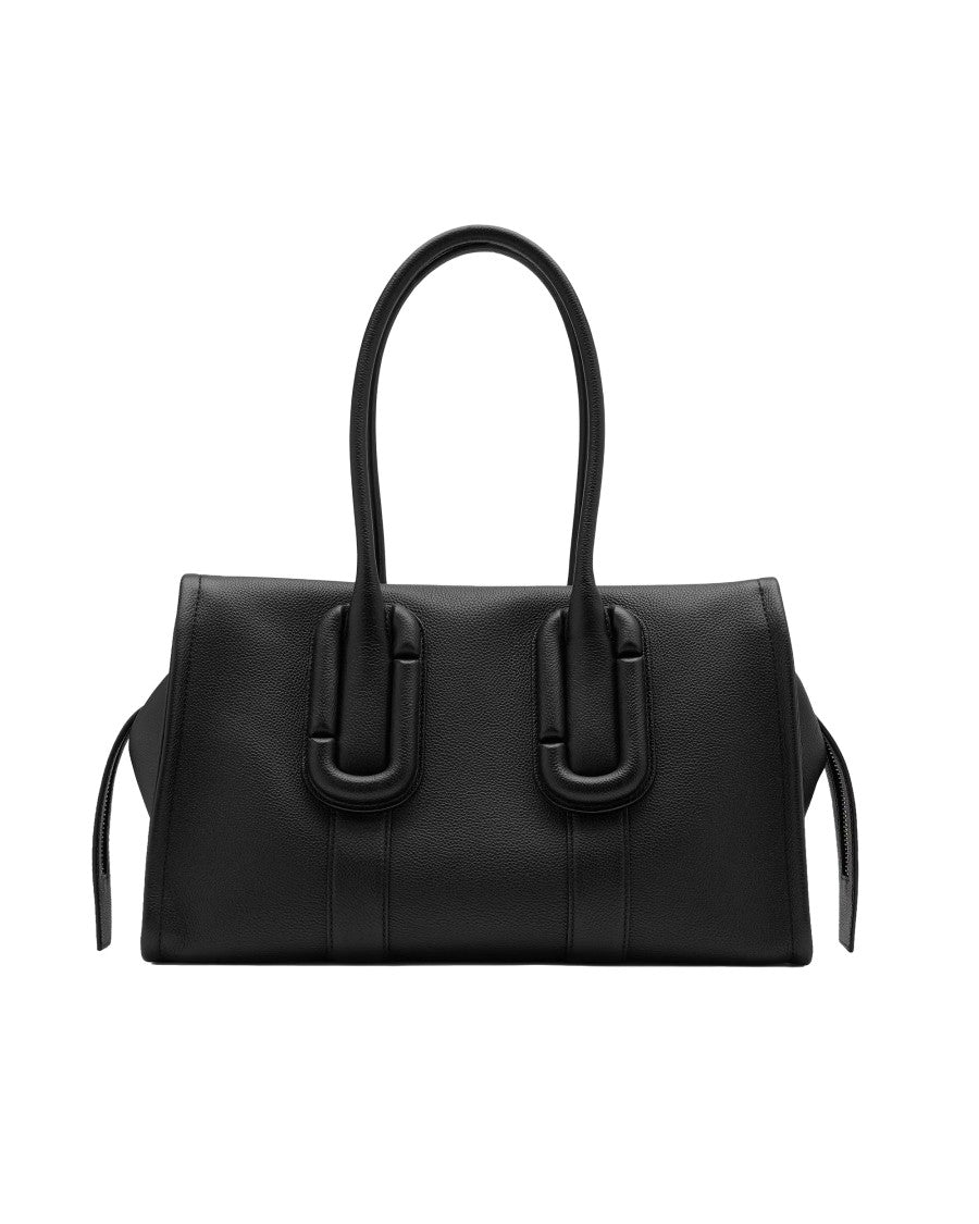 Marc Jacobs Bebe City Tote Textured Leather Dual Handle Zip Tote Bag