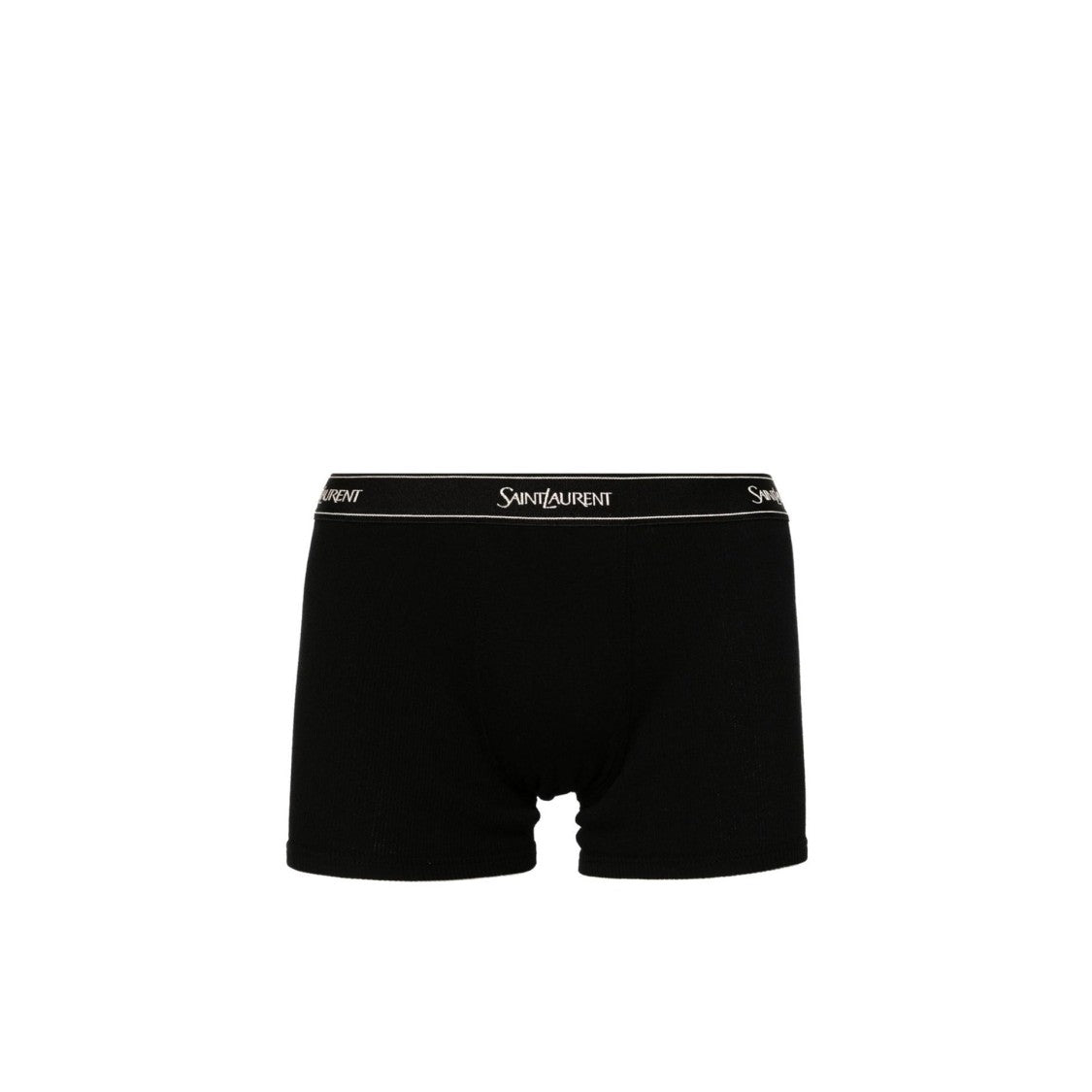 Saint Laurent Logo Cotton Jersey Boxer