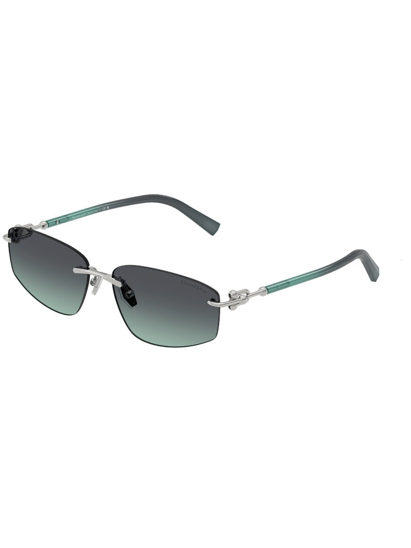 Tiffany & Co. 3114 Sole Rimless Gradient Silver Sunglasses