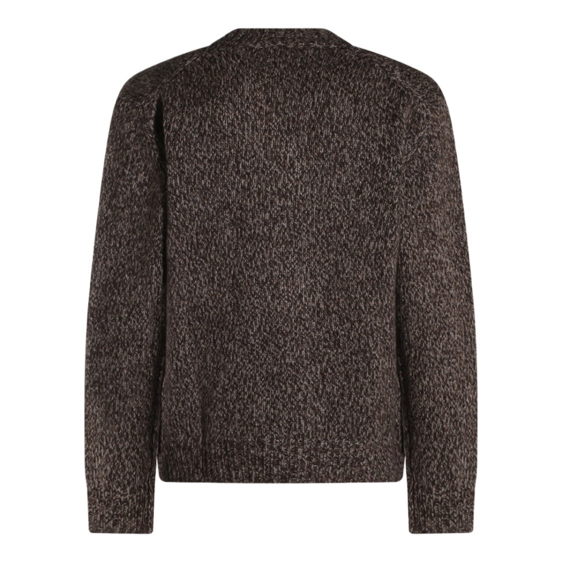 Nn.07 Textured Knit Sweater With V-Neckline And Ribbed Details