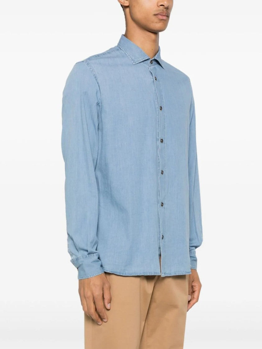 Peserico Cotton Denim Shirt
