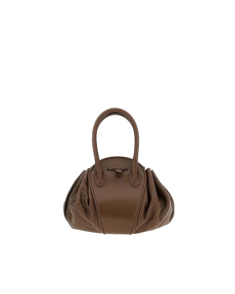 Marni Marmot Tulipea Buffalo Leather Shoulder Bag