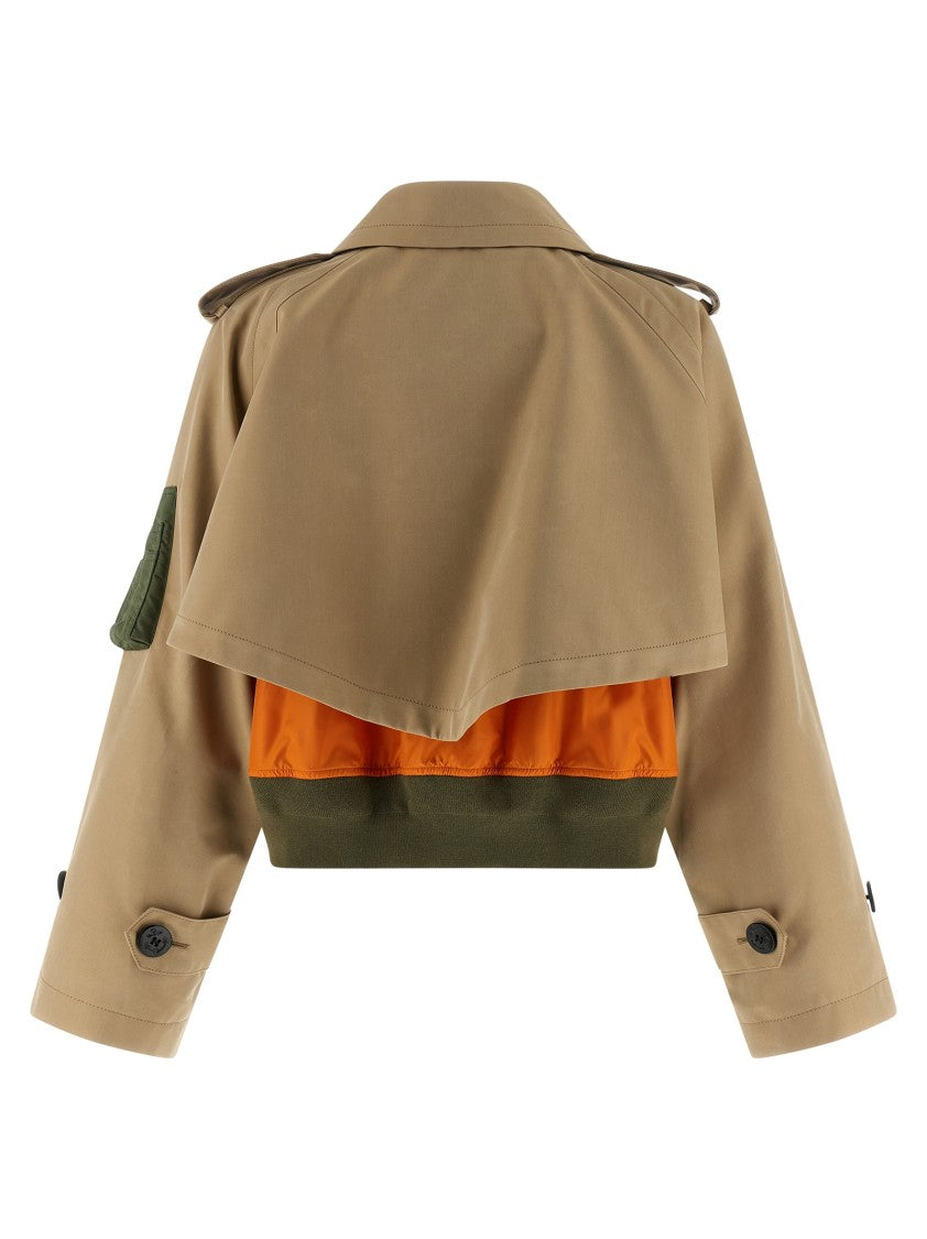 Sacai Double Layer Trench Coat