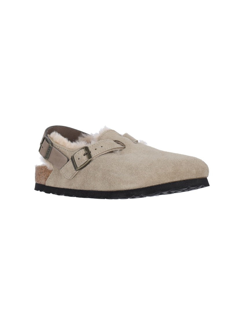 Birkenstock 'Tokio' Mules – Taupe