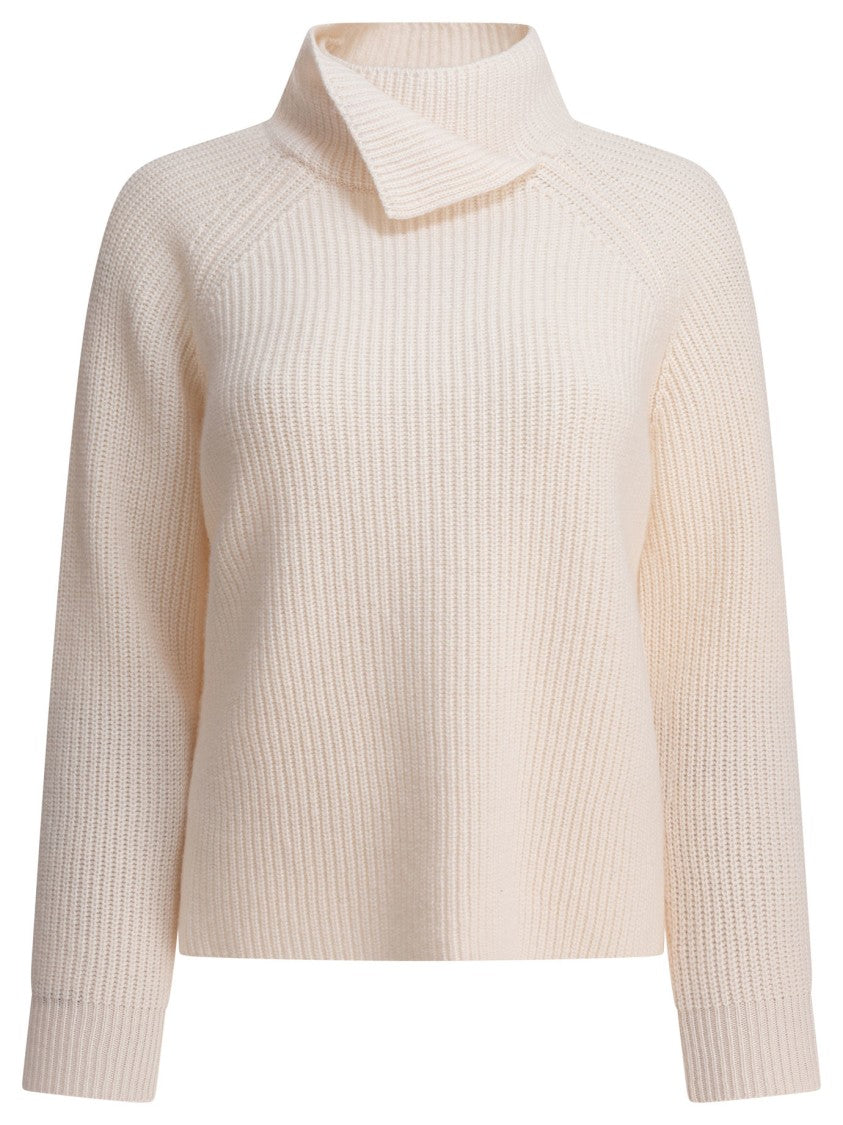 Kangra Asymmetrical Cashmere Knit Sweater