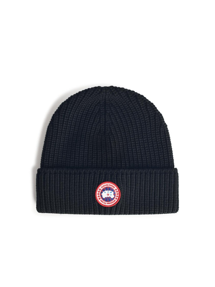 Canada Goose Black Wool Beanie