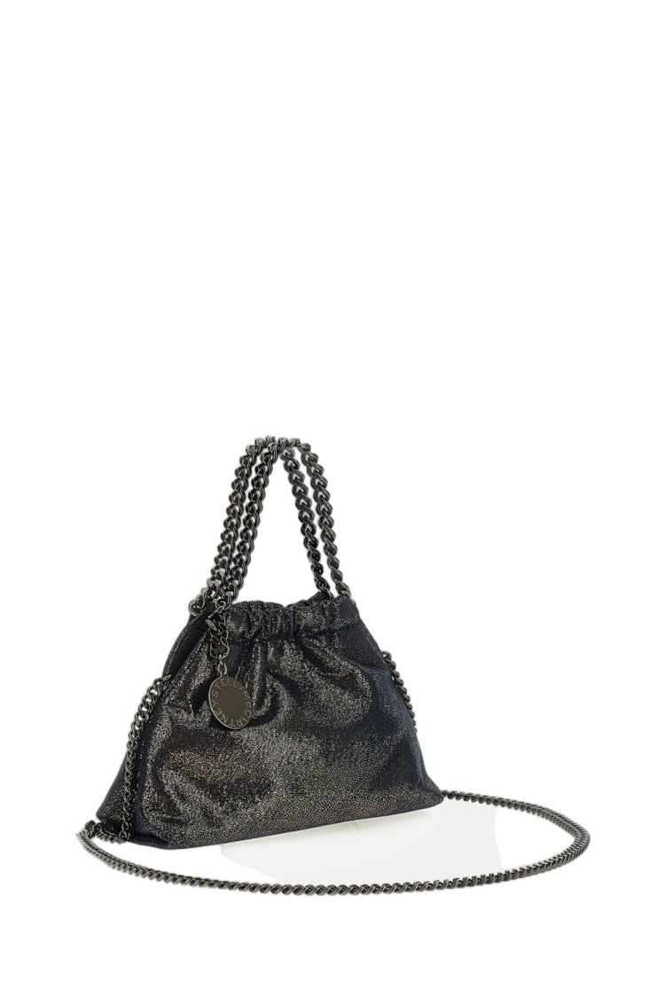 Stella Mccartney Blue Falabella Mini Drawstring Bag