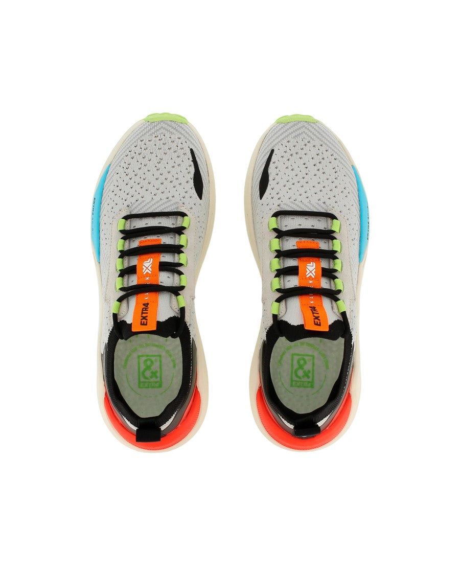 Extr4 Futuristic Low-Cut Sneakers With Multi-Layered Structure