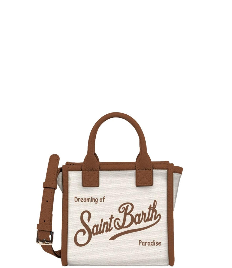 Mc2 Saint Barth Structured Handbag With Dual Handles And Adjustable Strap