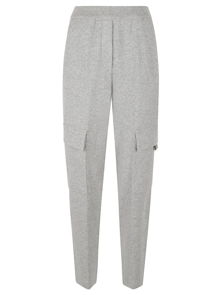 Fabiana Filippi Relaxed Fit Trousers With Tapered Leg And Flap Pockets