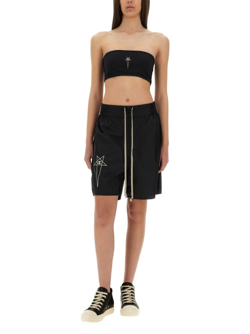 Champion X Rick Owens Relaxed-Fit Knee-Length Shorts
