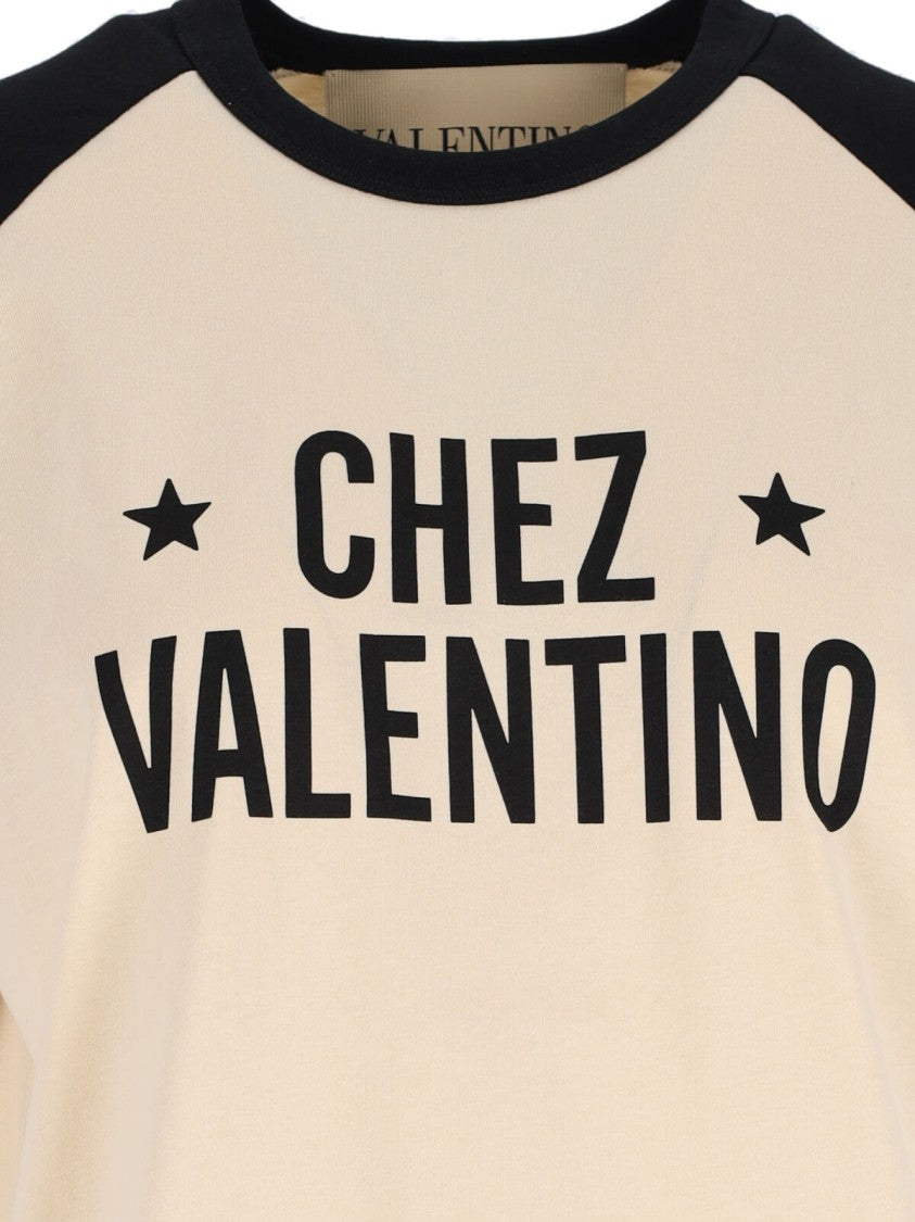 Valentino "Chez" T-Shirt – Off-White