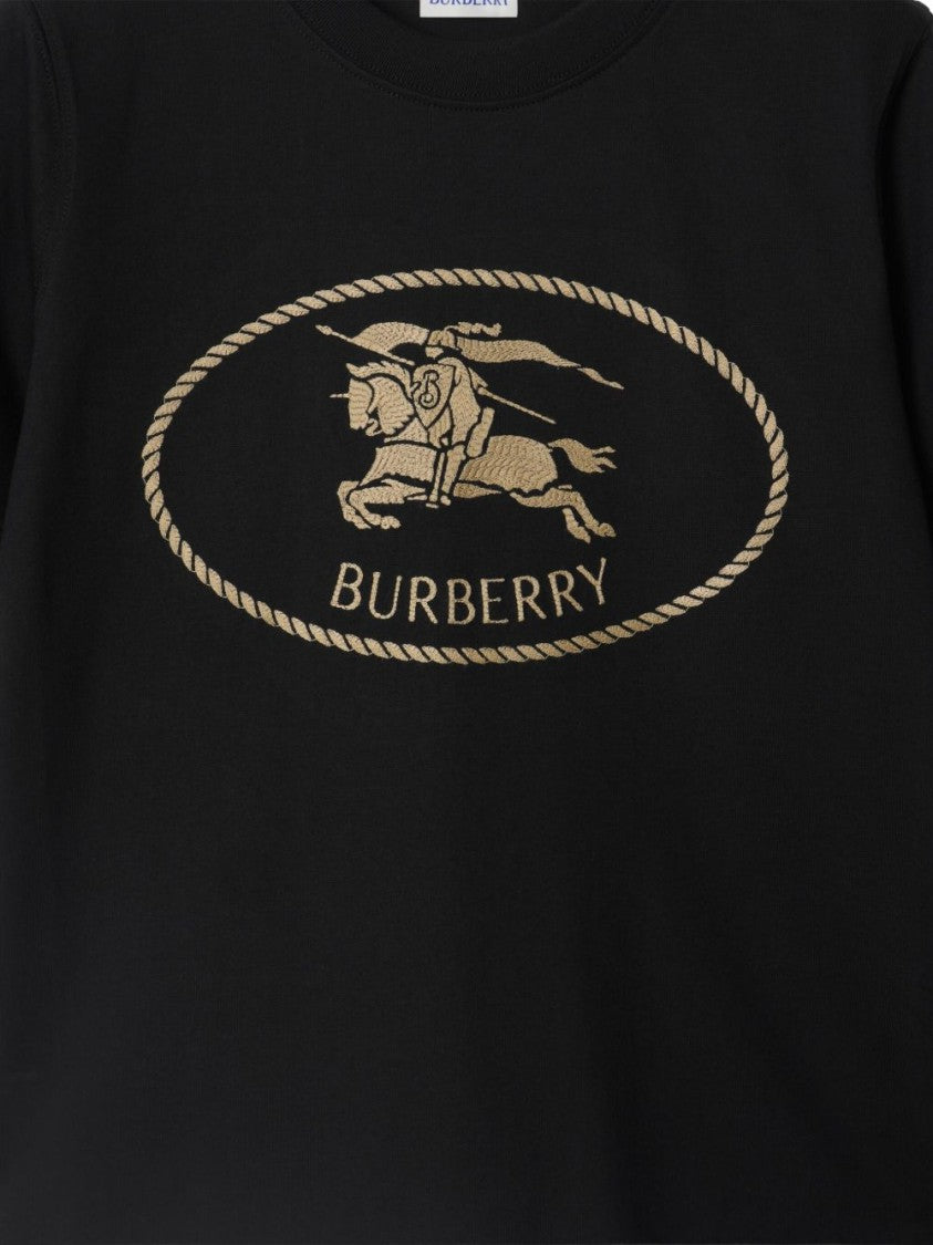 Burberry Short-Sleeved T-Shirt With Horse And Rider Graphic