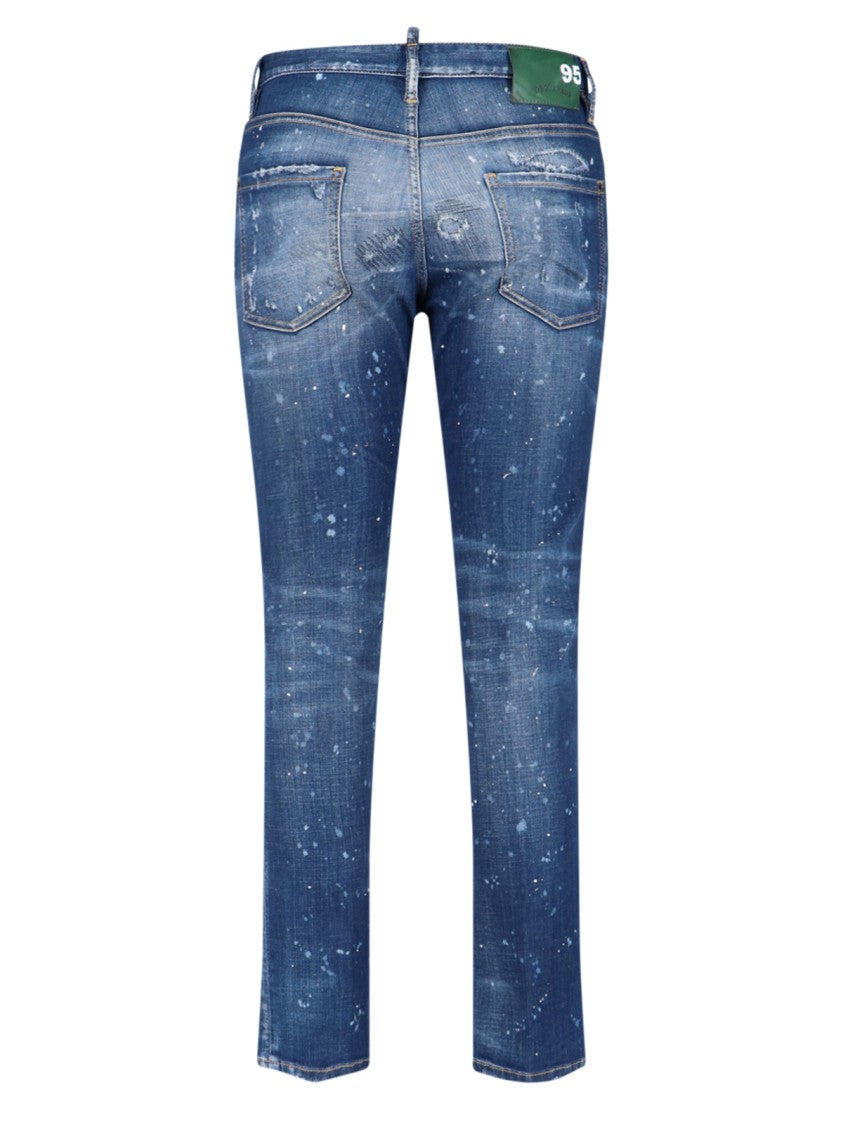 Dsquared2 "Cool Guy" Straight Jeans Blue Denim