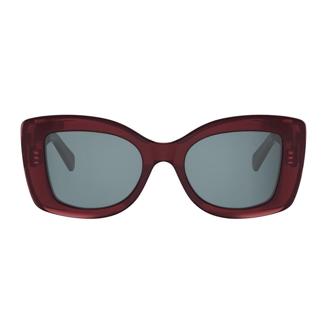 Celine Red 3 Dots Cl40324u Acetate Butterfly Sunglasses
